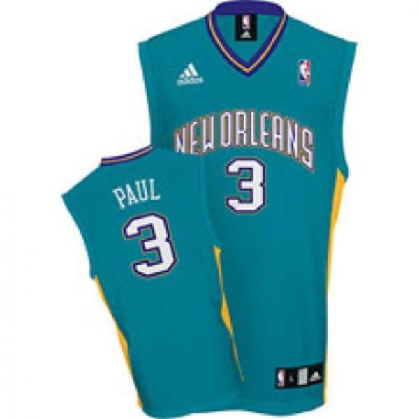 Hornets #3 Chris Paul Stitched Green NBA Jersey
