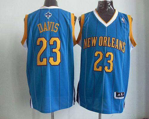 Revolution 30 Hornets #23 Anthony Davis Baby Blue Stitched NBA Jersey