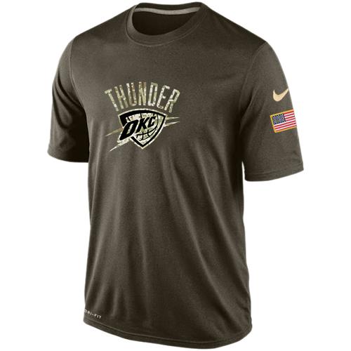 Men's Oklahoma City Thunder Salute To Service Nike Dri-FIT T-Shirt