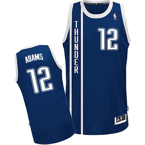 Thunder #12 Steven Adams Blue Alternate Stitched NBA Jersey
