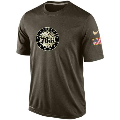 Men's Philadelphia 76ers Salute To Service Nike Dri-FIT T-Shirt