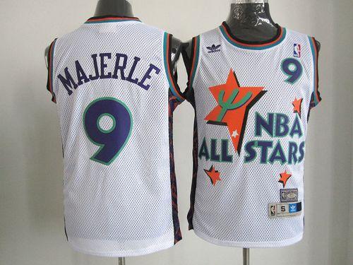 Suns #9 Dan Majerle White 1995 All Star Throwback Stitched NBA Jersey