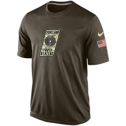 Men's Portland Trail Blazers Salute To Service Nike Dri-FIT T-Shirt