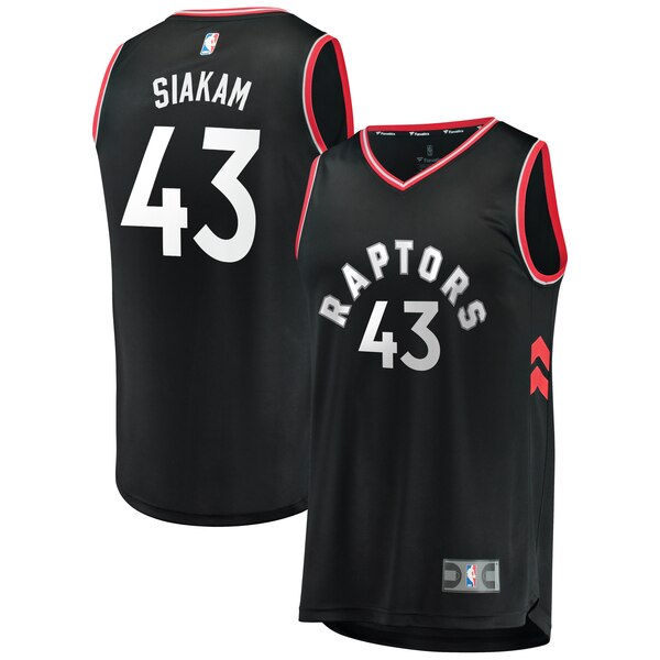 Men's Toronto Raptors #43 Pascal Siakam Black Stitched NBA Jersey