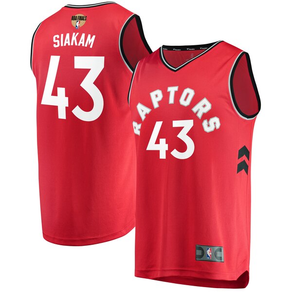 Men's Toronto Raptors #43 Pascal Siakam Red Stitched NBA Jersey