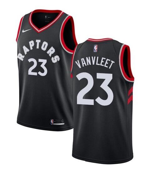 Men's Toronto Raptors #23 Fred Vanvleet Black Stitched NBA Jersey