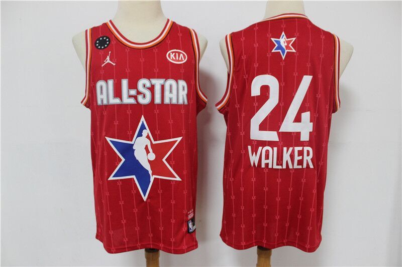 Men's Boston Celtics #24 Kemba Walker Red 2020 NBA All-Star Stitched NBA Jersey