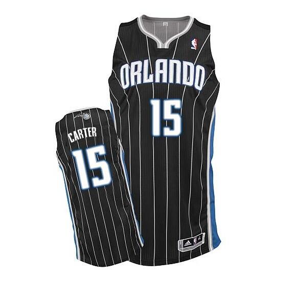 Men's Orlando Magic #15 Vince Carter Black Stitched NBA Jersey