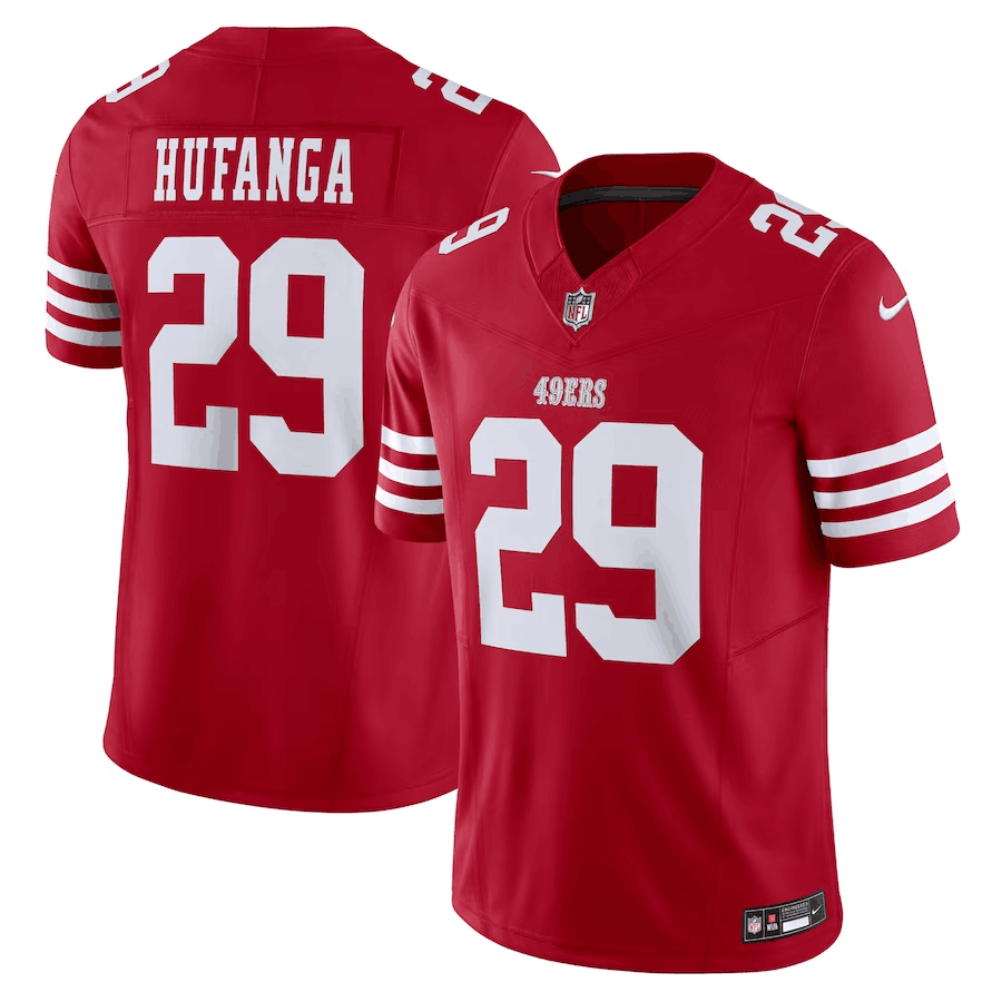 Men's San Francisco 49ers #29 Talanoa Hufanga Red 2023 F.U.S.E. Vapor Untouchable Limited Stitched Football Jersey