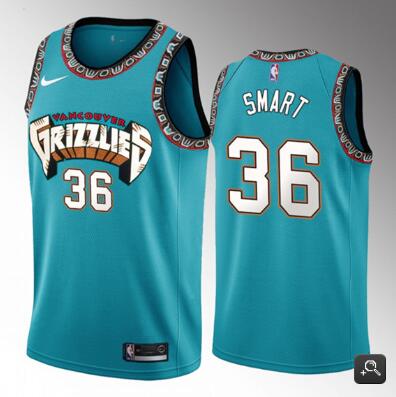 Men's Memphis Grizzlies Active Player Custom Teal 2023 Draft Classic Edition Stitched Basketball Jersey