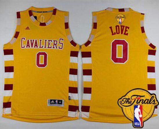 Men's Cleveland Cavaliers Active Player Custom Gold Throwback Classic The Finals Patch Stitched NBA Jersey