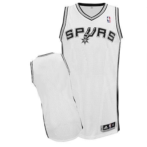 Revolution 30 Spurs Blank White Stitched NBA Jersey