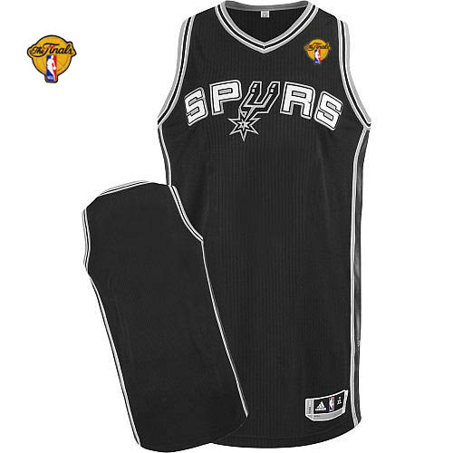Revolution 30 Spurs Blank Black Finals Patch Stitched NBA Jersey