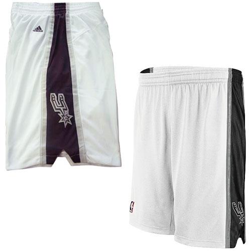 San Antonio Spurs White NBA Shorts