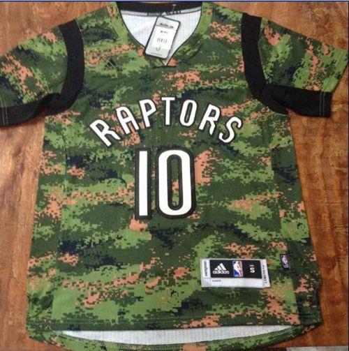 Raptors #10 DeMar DeRozan Camo Pride Stitched NBA Jersey