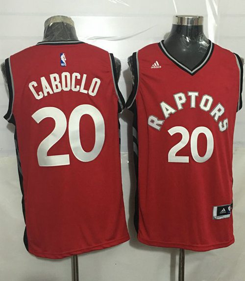 Raptors #20 Bruno Caboclo Red Stitched NBA Jersey