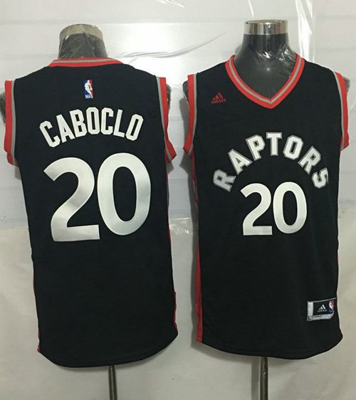 Raptors #20 Bruno Caboclo Black Stitched NBA Jersey