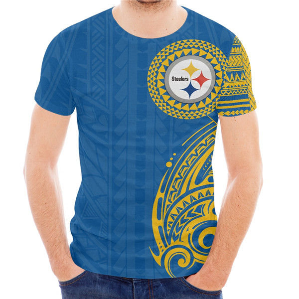 Men's Pittsburgh Steelers Blue T-Shirt