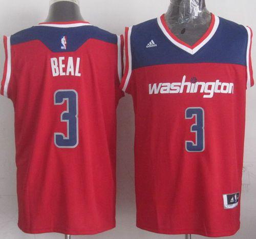 Revolution 30 Wizards #3 Bradley Beal Red Stitched NBA Jersey