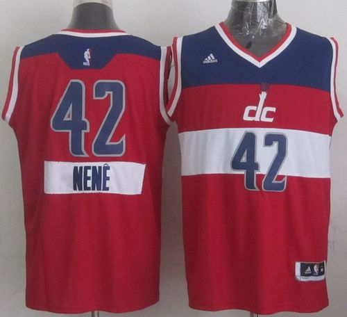 Wizards #42 Nene Red 2014-15 Christmas Day Stitched NBA Jersey