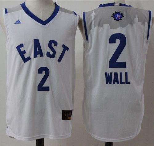 Wizards #2 John Wall White 2016 All Star Stitched NBA Jersey
