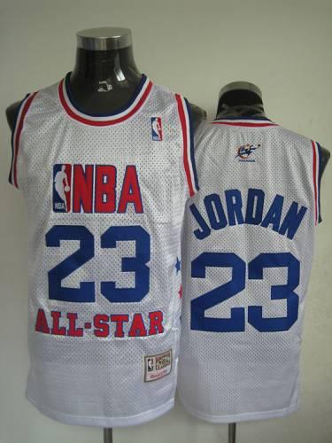 Mitchell and Ness Wizards #23 Michael Jordan 2003 All Star White Stitched NBA Jersey