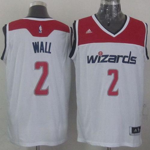 Wizards #2 John Wall White 2012 Revolution 30 Stitched NBA Jersey