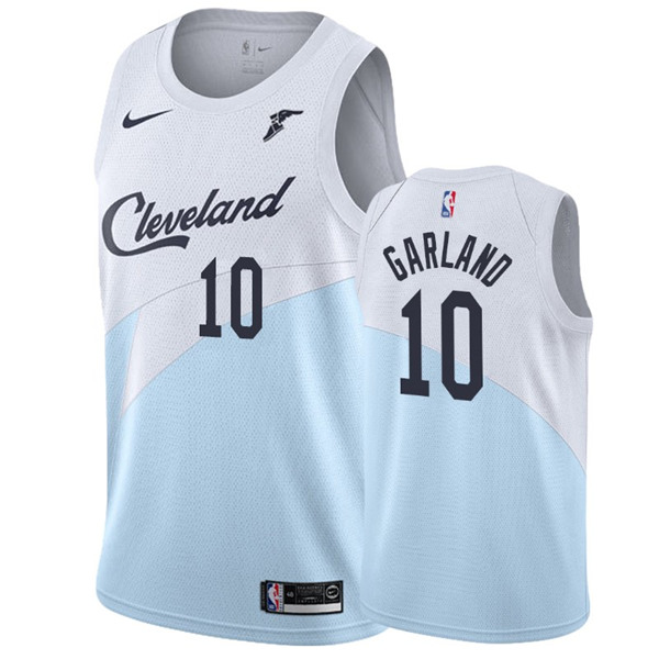 Men's Cleveland Cavaliers #10 Darius Garland Blue Stitched NBA Jersey