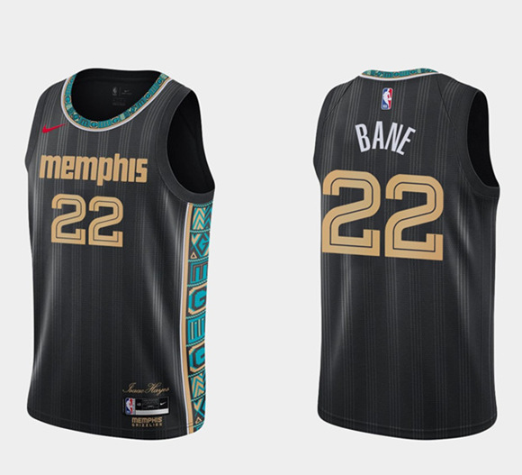 Men's Memphis Grizzlies #22 Desmond Bane Swingman Hardwood Classics Black Basketball Stitched Jersey