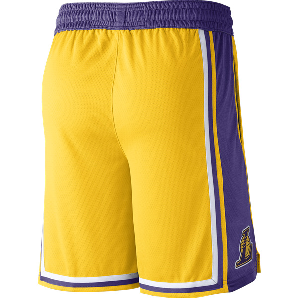 Men's Los Angeles Lakers Yellow NBA Shorts (Run Smaller) [NBA_new ...