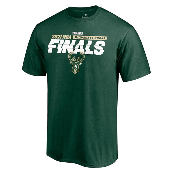 Men's Milwaukee Bucks Black 2021 NBA Finals T-Shirt