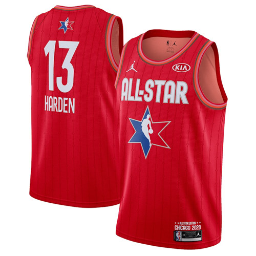 Men's Houston Rockets #13 James Harden 2020 All-Star NBA Stitched Jersey