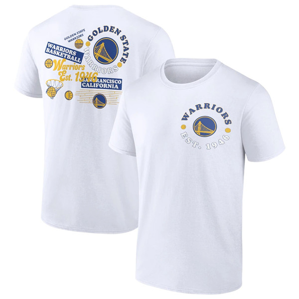 Men's Golden State Warriors 2022 White Street Collective T-Shirt [NBA ...