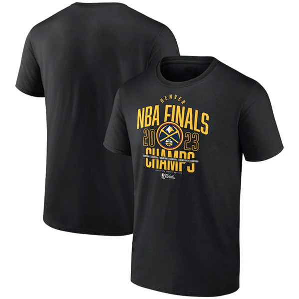 Men's Denver Nuggets Black 2023 Finals Champions T-Shirt