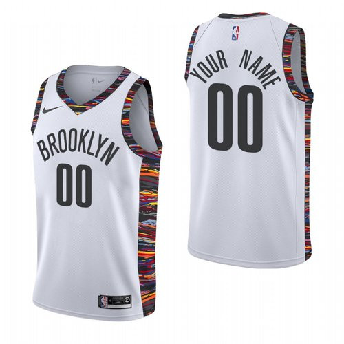 Men's Brooklyn Nets Active Player Custom Stitched NBA Jersey