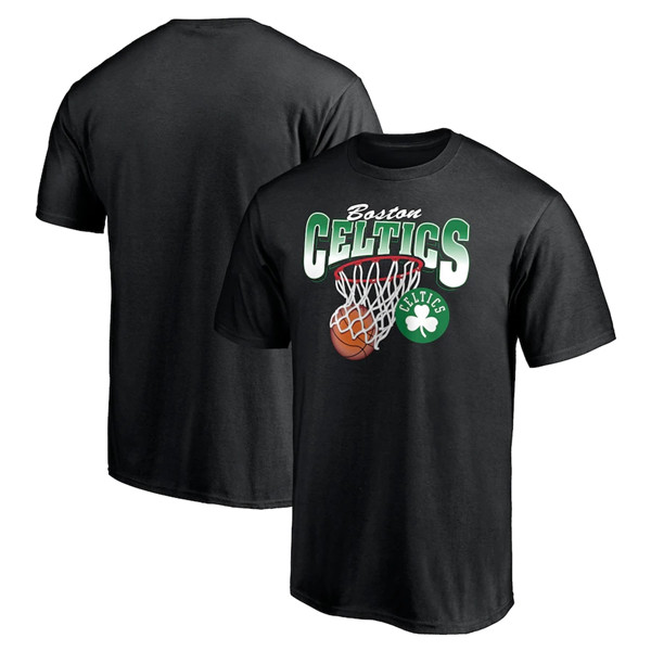 Men's Boston Celtics 2022 Black Balanced Floor T-Shirt