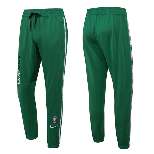 Men's Boston Celtics Green Performance Showtime Basketball Pants