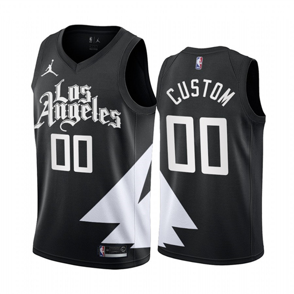 Youth Los Angeles Clippers Active Player Custom Black Statement Edition Stitched Jersey