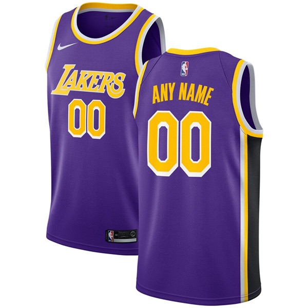 Los Angeles Lakers Customized Purple Stitched NBA Jersey
