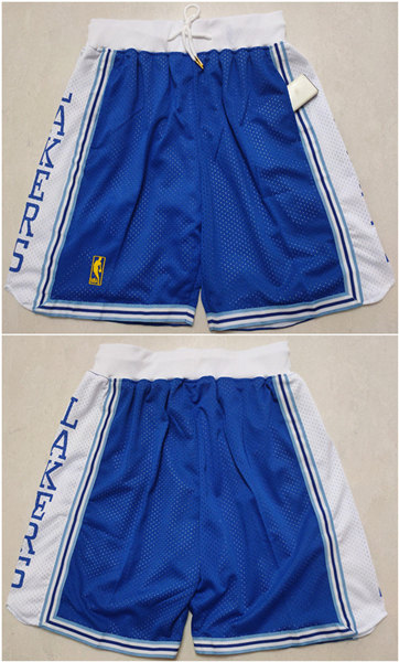 Men's Los Angeles Lakers Blue Shorts (Run Small)