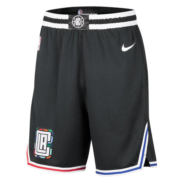 Men's Los Angeles Clippers Black 2022/23 City Edition Shorts (Run Smaller)
