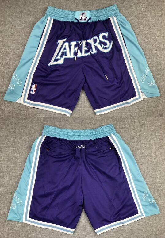 Los Angeles Lakers City Edition Purple Shorts (Run Small)
