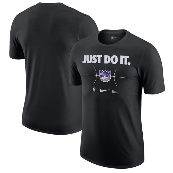 Men's Sacramento Kings Black Just Do It T-Shirt