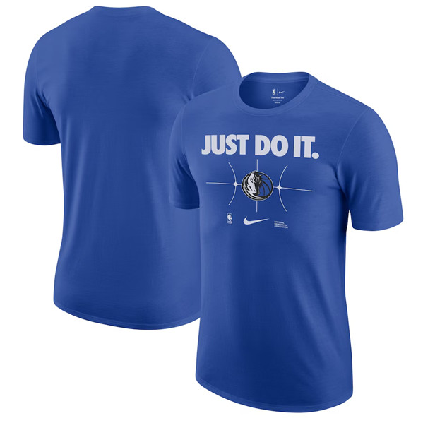 Men's Dallas Mavericks Blue Just Do It T-Shirt