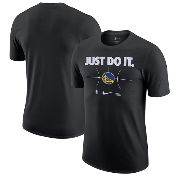 Men's Golden State Warriors Black Just Do It T-Shirt