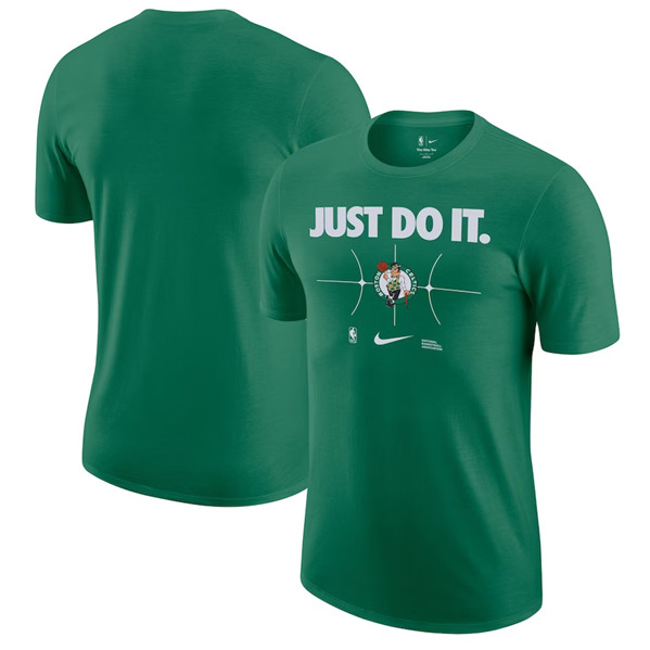 Men's Boston Celtics Green Just Do It T-Shirt