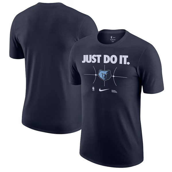 Men's Memphis Grizzlies Navy Just Do It T-Shirt