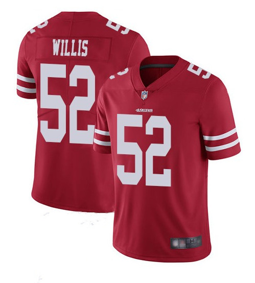 Men's San Francisco 49ers #52 Patrick Willis Red Vapor Untouchable Limited Stitched Jersey