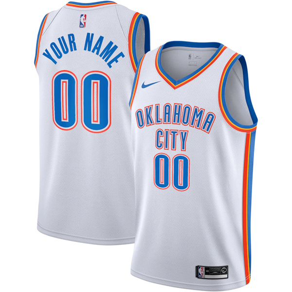 Oklahoma City Thunder Customized Stitched NBA Jersey