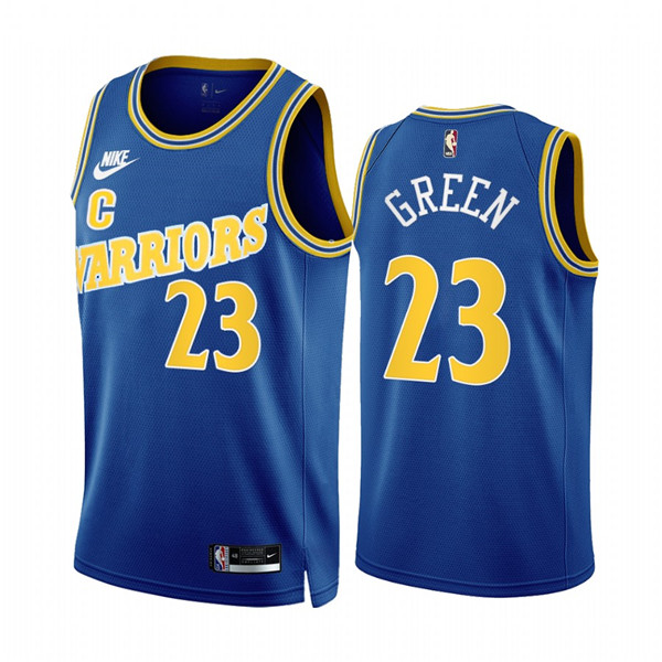 Men's Golden State Warriors #23 Draymond Green 2022/23 Royal Classic Edition Stitched Basketball Jersey
